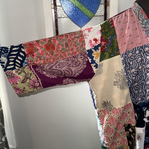 100% Cotton Patchwork Robe/ Duster - Picture 7 of 10